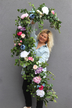 Caryca Katarzyna Subtelle 2, barwna girlanda, dł.200cm 