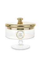 Cookies & Chocolate, bomboniera na nodze, złota, wym.18.5x20.5x20.5cm