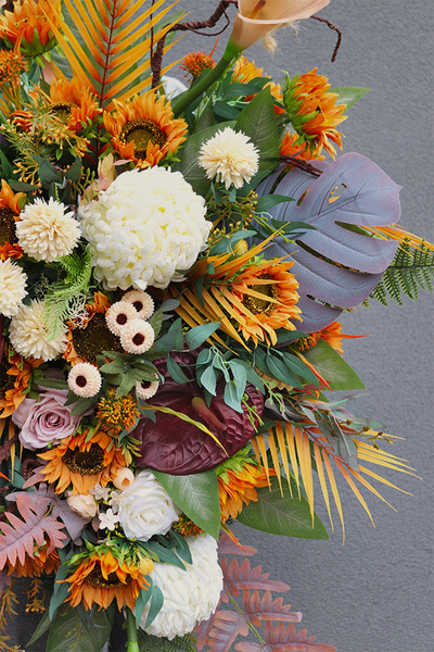 wiązanka nagrobna Słoneczniki Premium 2