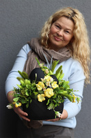 Black&Yellow 2, stroik wielkanocny w misie