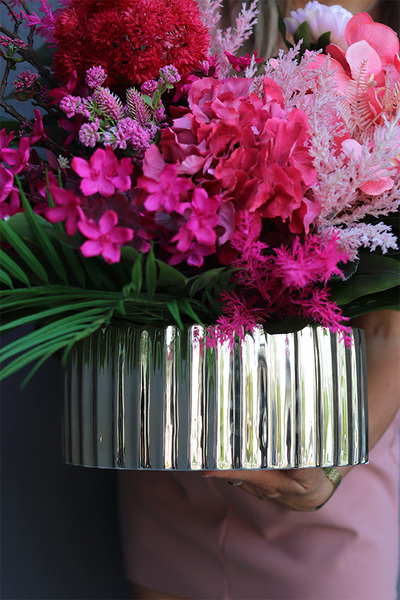 Pink Thailand, kompozycja kwiatowa w energetycznych kolorach