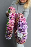 Bella bardzo duży wianek na drzwi, śr.56cm