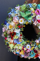 barwny wianek na drzwi, Kolorowe Lato 4, śr.46cm