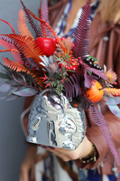 Jeżyk Autumn, jesienna kompozycja w naczyniu