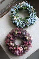 dekoracyjny wianek, Misiowe Błękity, śr.18cm