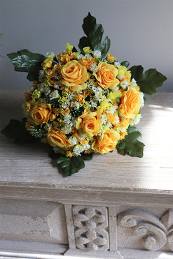 bukiet kwiatowy, Słoneczny, dł.22cm