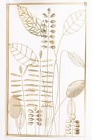 Forest A, złoty decor / dekoracja ścienna, wym.95x57cm 