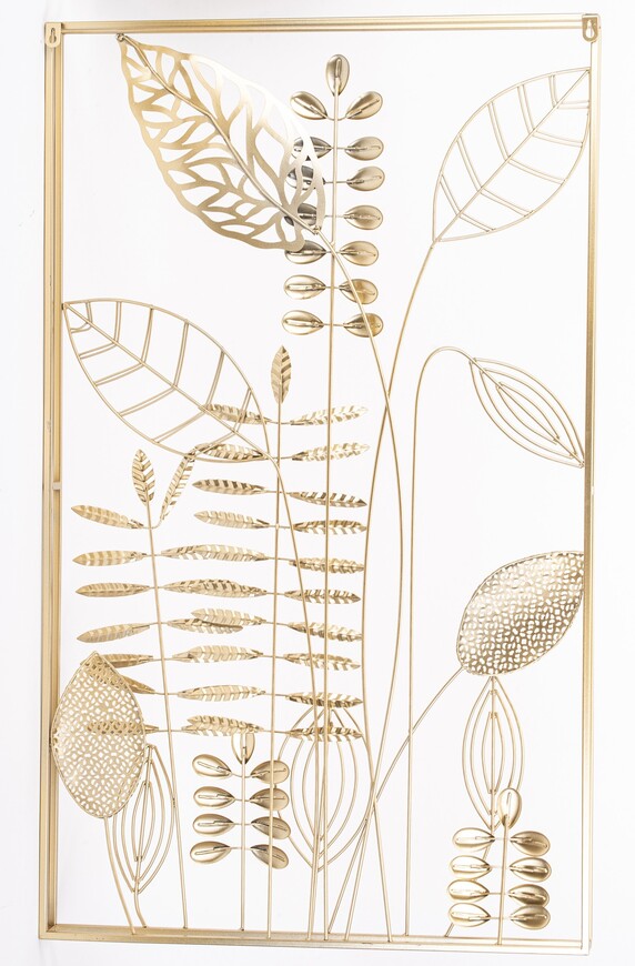 Forest A, złoty decor / dekoracja ścienna, wym.95x57cm 