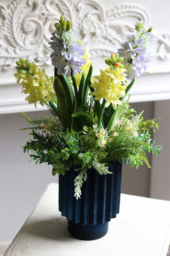 OD RĘKI Wiosenne Morlano, hiacynty w wazonie, wys.52cm