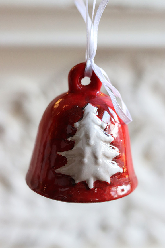 Dzwonek z Choinką, zawieszka świąteczna