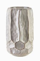 Earth A, nowoczesny wazon, beżowy, wym.12x14x26cm