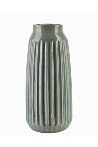 Earth A, nowoczesny wazon, turkus, wym.16x16x35.5cm