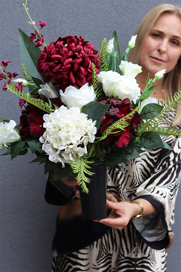 Herrata, bukiet nagrobny we wkładzie