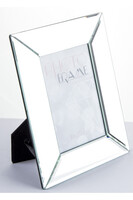 Silver Mirror, szklana ramka na zdjęcia, wym.22.5x17.5x1cm