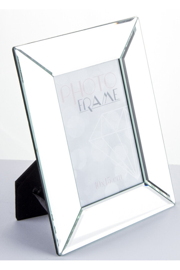 Silver Mirror, szklana ramka na zdjęcia, wym.22.5x17.5x1cm