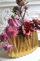 Olivina, kompozycja z proteą w złotym naczyniu