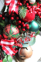 Christmas Exclusive 2, świąteczny wianek do powieszenia LED