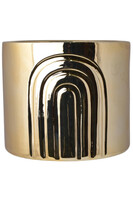 Golden Moment A, ceramiczna osłonka doniczka