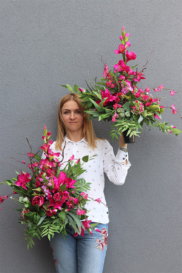 Veronna, bukiet nagrobny we wkładzie