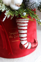 Lollypop Decor, flowerbox świąteczny z choinką