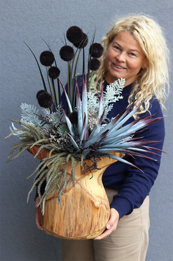 New York, bukiet kwiatowy do wazonu, wys.40cm