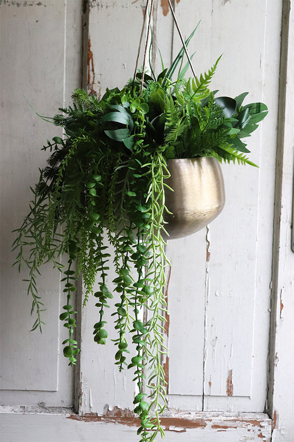 Higero Gold 2, zielona kompozycja wisząca, wym.39x42cm