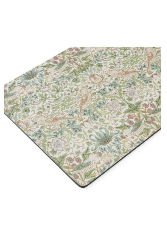 Strawberry Thief, podkładki korkowe, średnie