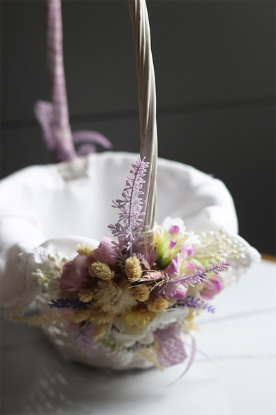 dekorowany koszyczek wielkanocny, Cedria