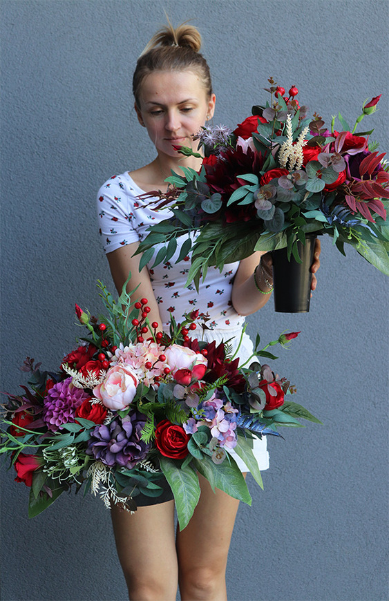 Englano 2, bukiet nagrobny we wkładzie