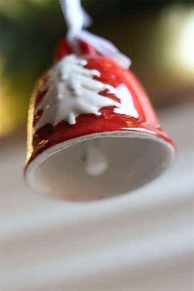 Dzwonek z Choinką, zawieszka świąteczna