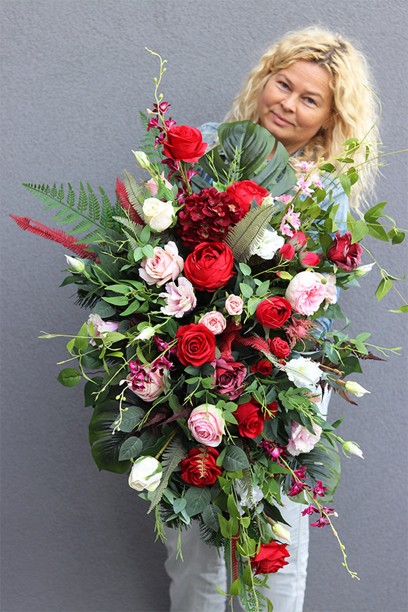 Marytto, elegancka wiązanka nagrobna