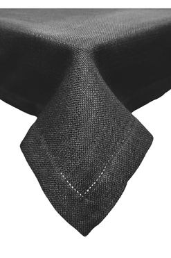 Elissa, obrus czarny gładki, od 85cm do 350cm