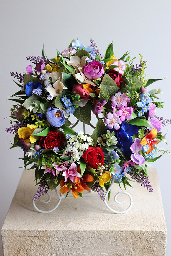 Antosia kwiatowy wianek na drzwi