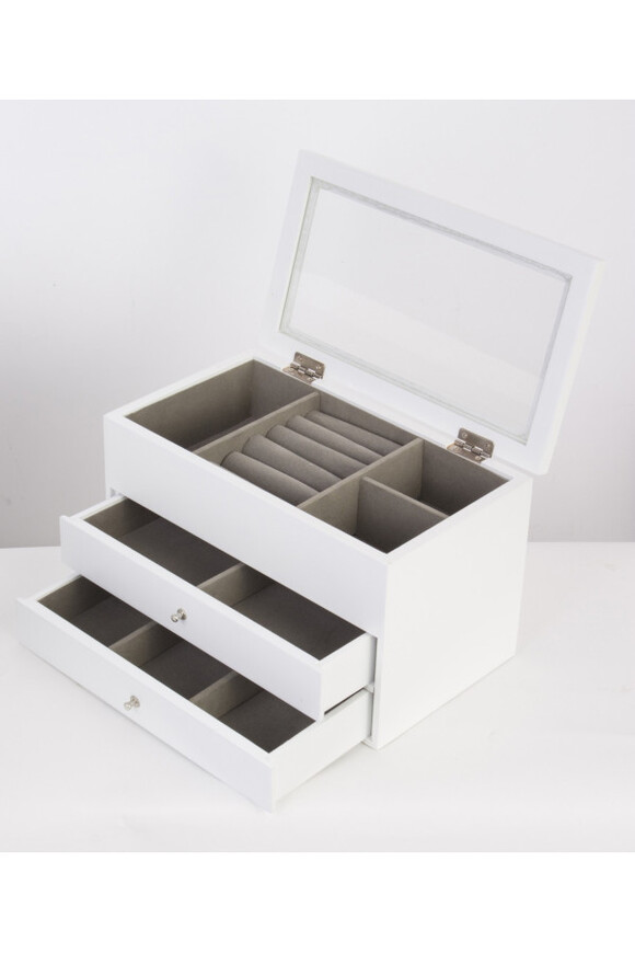 Astoria Simple, szkatułka na biżuterię z 2 szufladami
