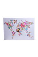 Świat Motyli, obraz mapa świata