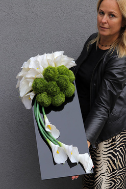 New Design White, komplet dekoracji nagrobnych, kompozycja 