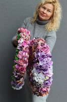 Bella bardzo duży wianek na drzwi, śr.56cm