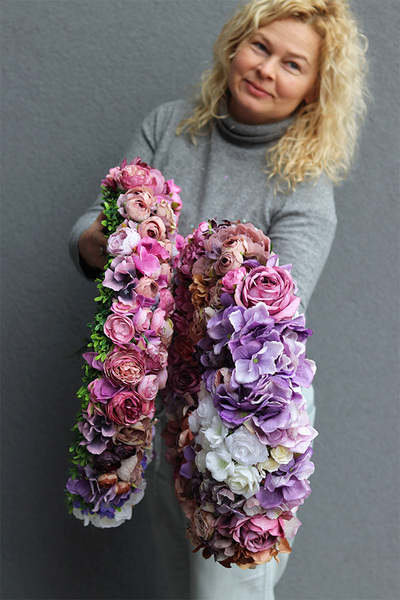 Bella bardzo duży wianek na drzwi, śr.56cm