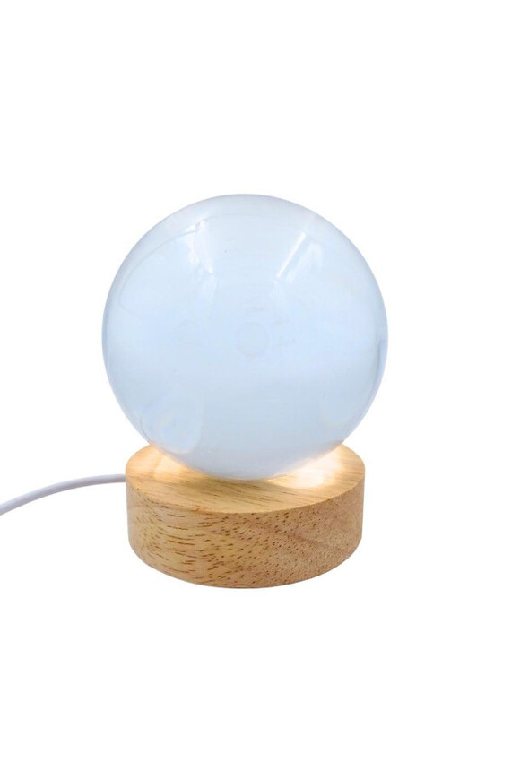 Milky Way, szklana kula podświetlana