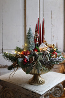 Goldina LED, stroik adwentowy z dziadkiem