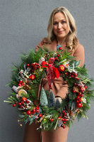 Mikołajowy Las, wianek bożonarodzeniowy LED