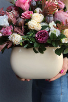 Freggato Pink, komplet 2 dekoracji kwiatowych