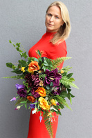 Hediana 2, jesienny bukiet nagrobny we wkładzie