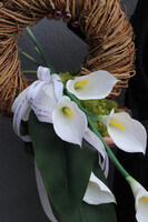 Kalie Memento, wiązanka nagrobna na plastrze drewna