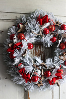 Klista, zimowy wianek z dzwoneczkami, śr.37cm