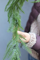 Winter Green, realistyczna iglasta girlanda zimowa