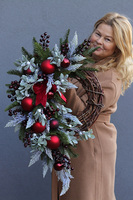 Magiczny Czas, asymetryczny wianek świąteczny