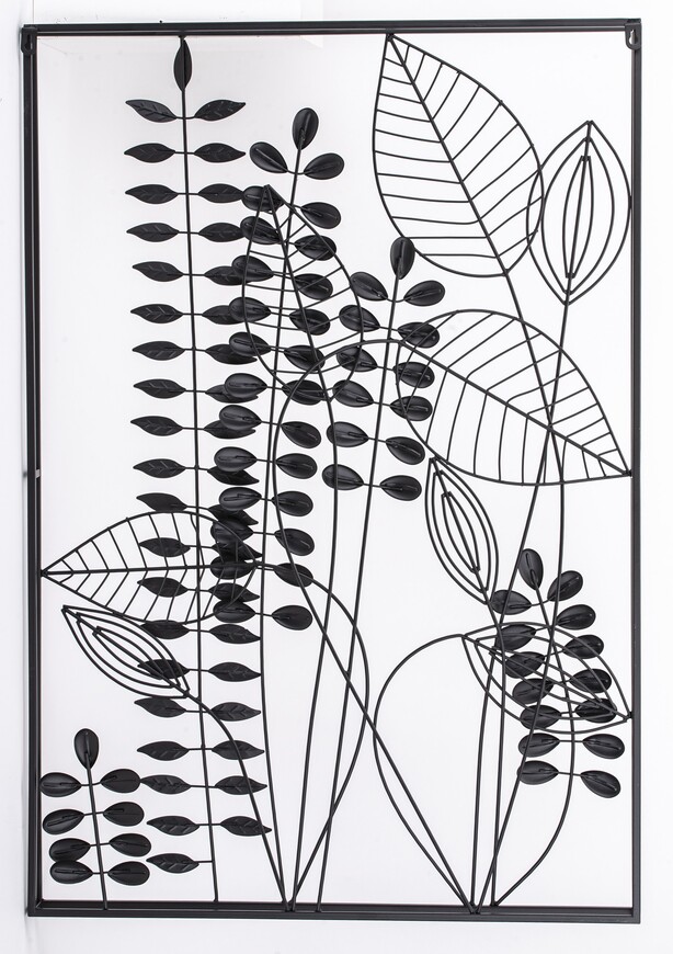 Forest B, czarny decor / dekoracja ścienna, wym.90x62cm