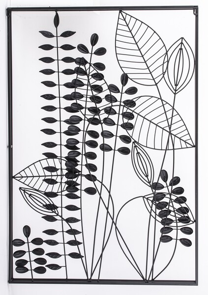 Forest B, czarny decor / dekoracja ścienna, wym.90x62cm