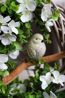 Ptaszki na Gałęzi Mini, wiosenny wianek dekoracyjny